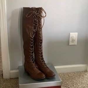 NEW Lace up Brown Boots